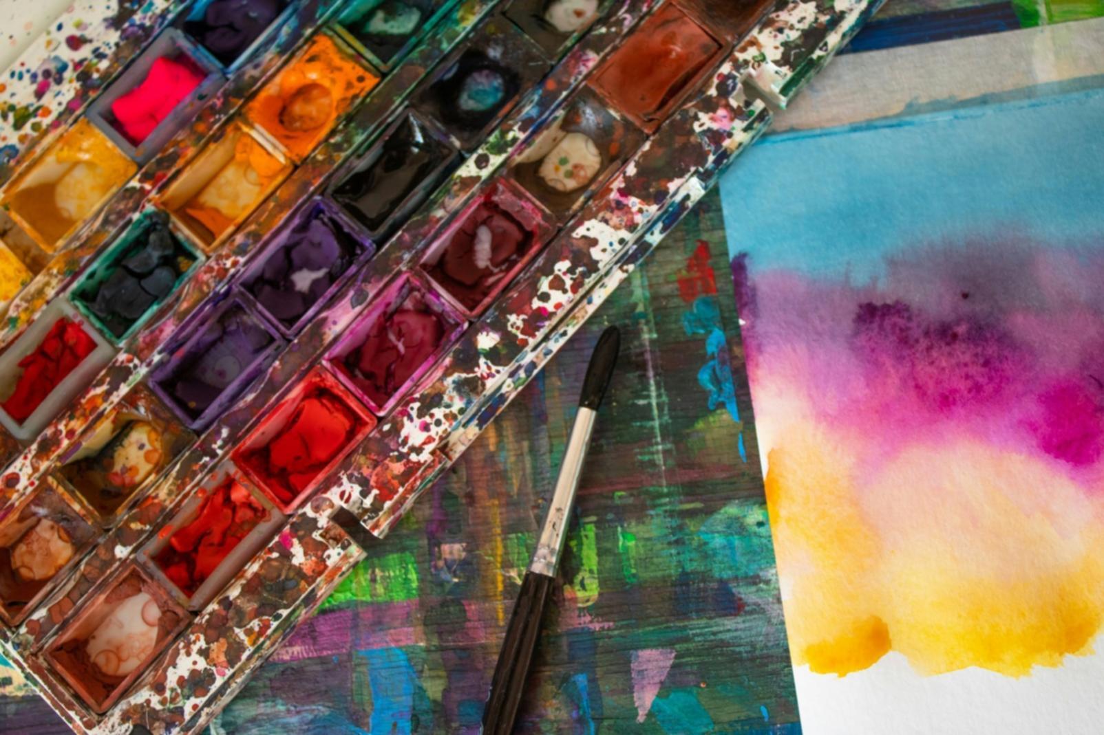 Palette de couleurs et études d'ambiance pour jeu vidéo